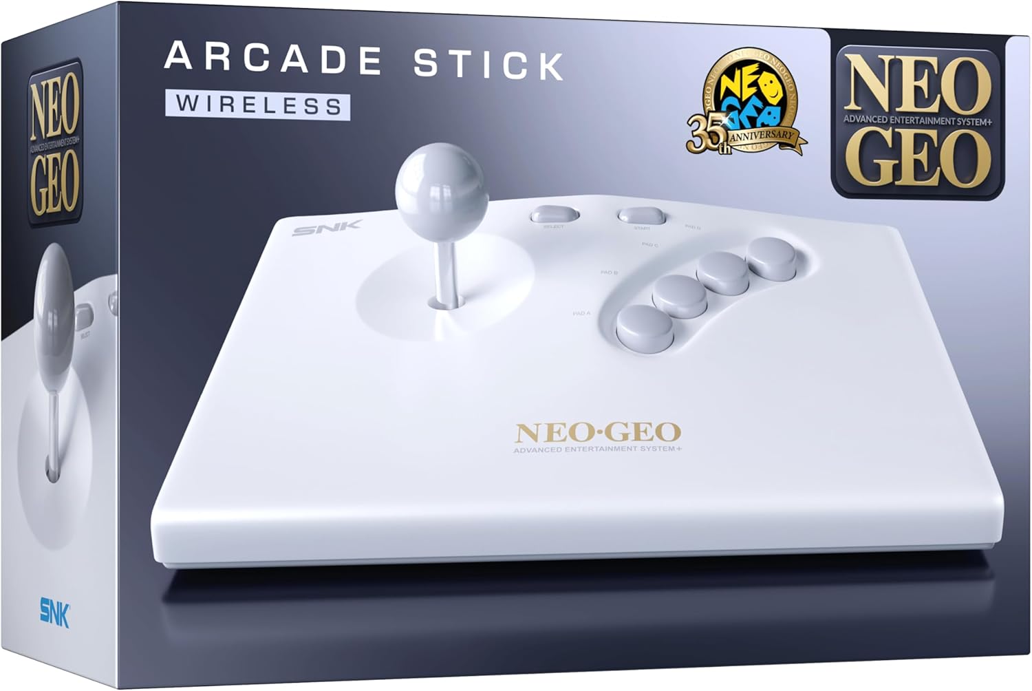 「NEOGEO AES+ ワイヤレスアーケードスティック（ホワイト）」17,200円