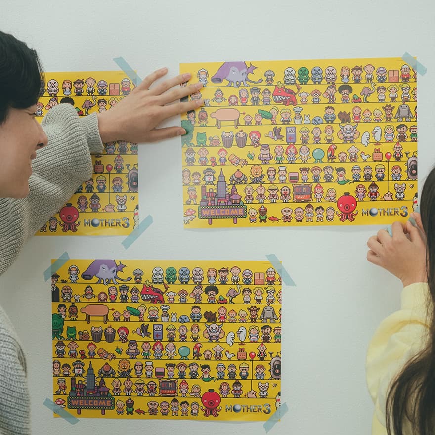 「MOTHER　A３ポスター（MOTHER3 CAST)」価格：1,100円