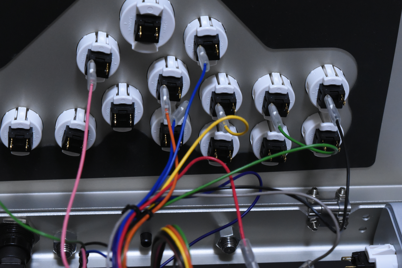 キック系統の配線