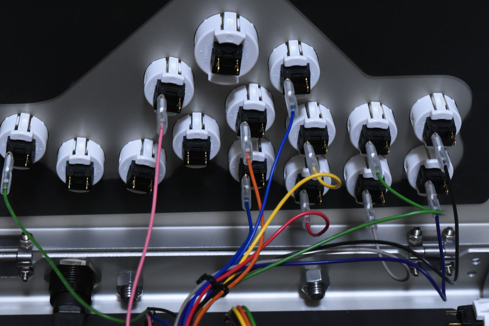 パンチ系統の配線