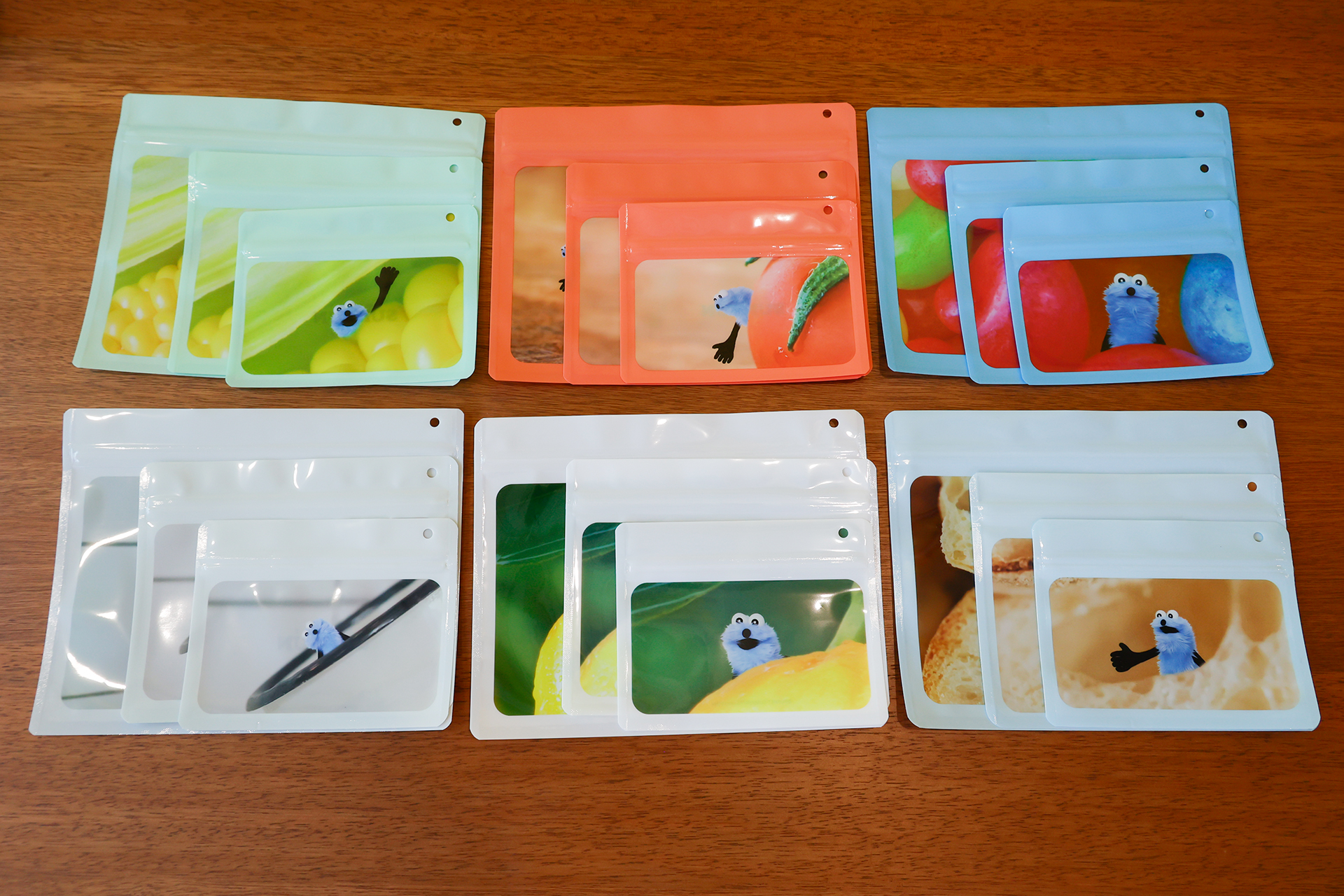 こちらがE賞の「パペットスンスン ジッパーバッグ」だ