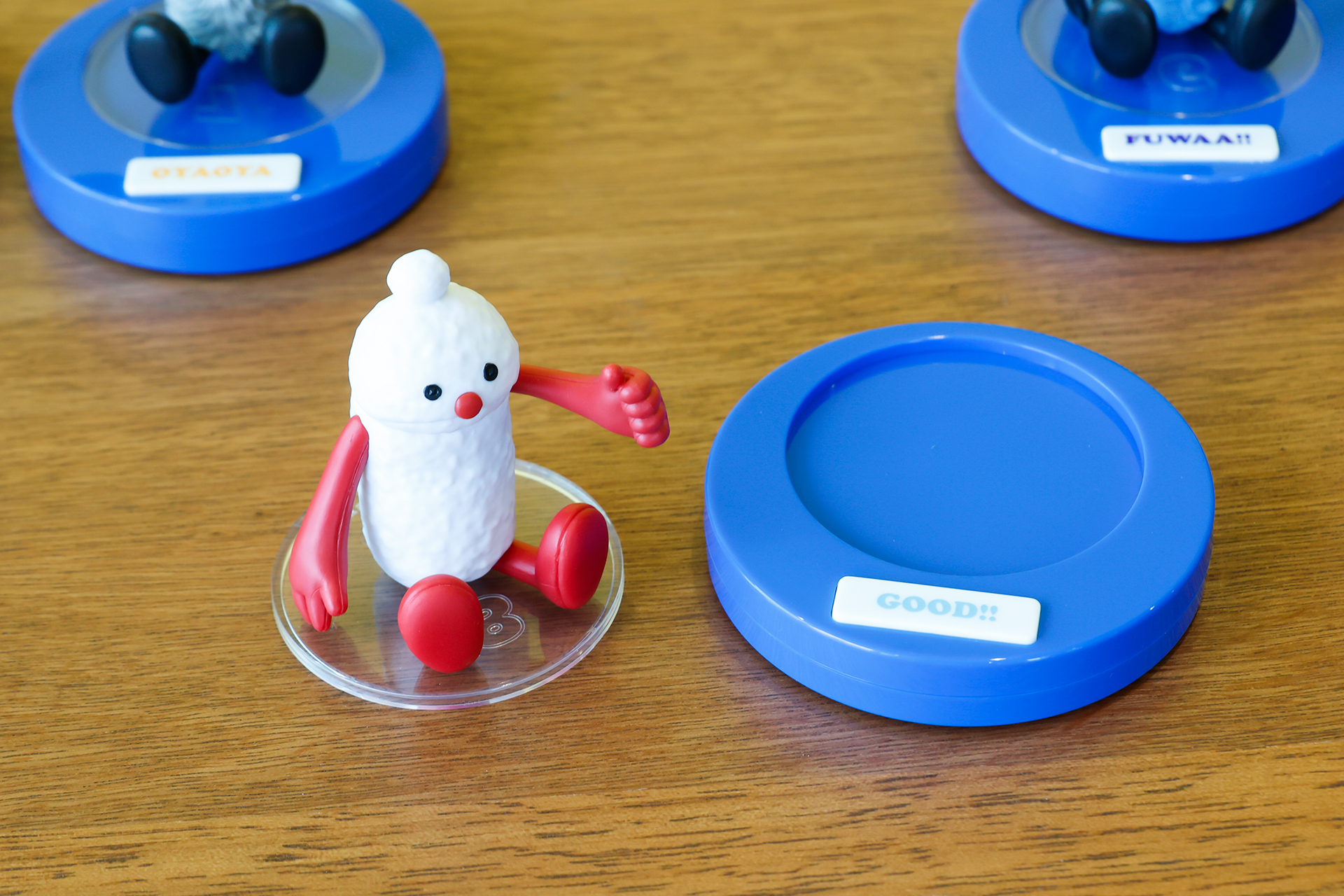 ボイスが聞けるとフィギュアは自由に着脱ができる