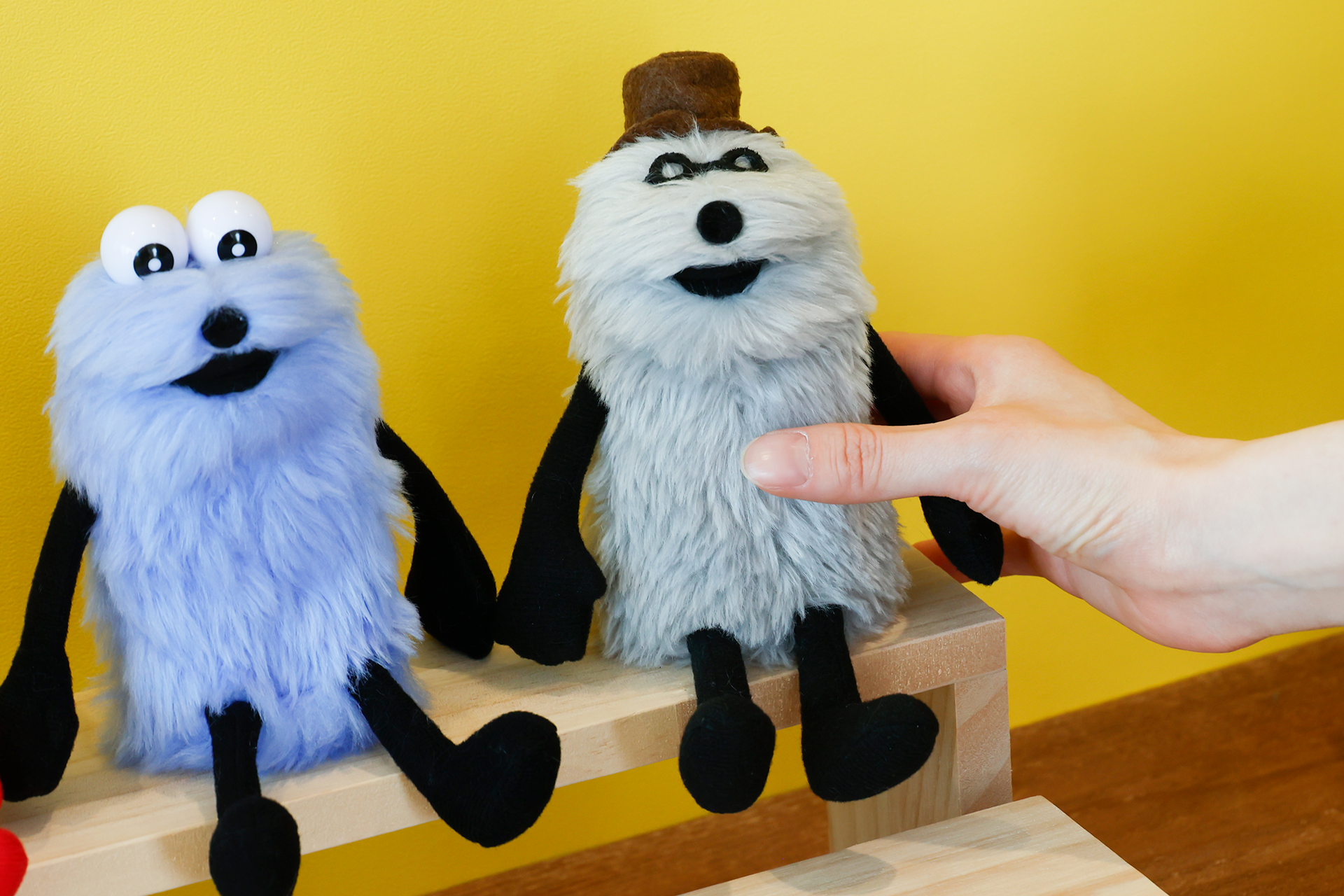 お腹を押してボイスを聞こう！