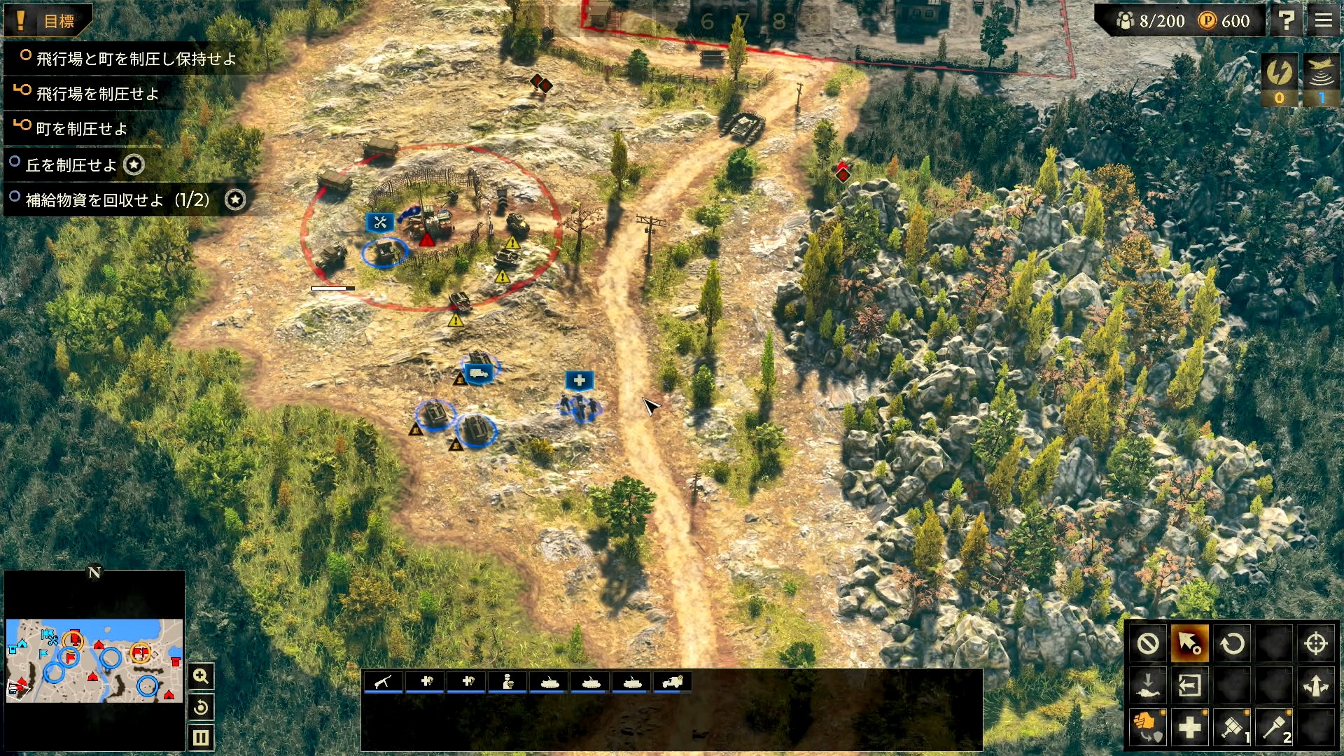 とにかく無謀な突撃が多かったのが1番の敗因と言える