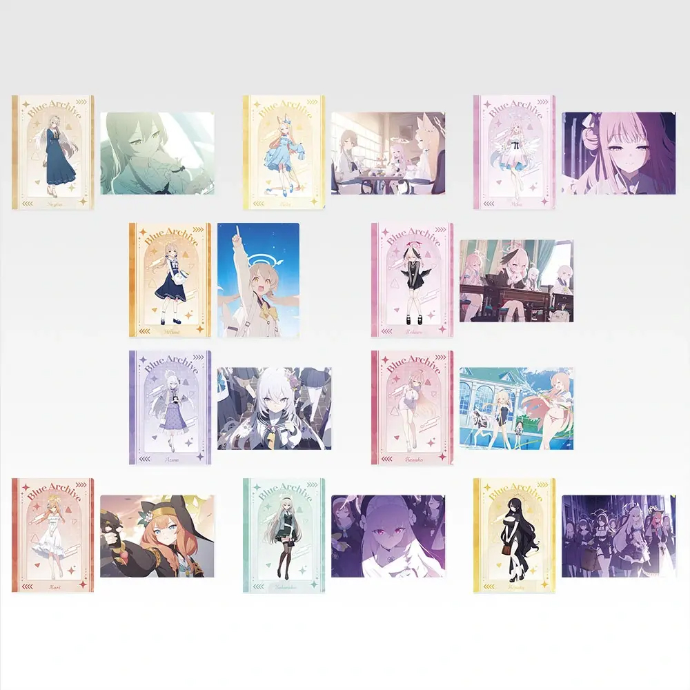 描き起こしイラストとPV場面写を使用したクリアファイル2枚セット