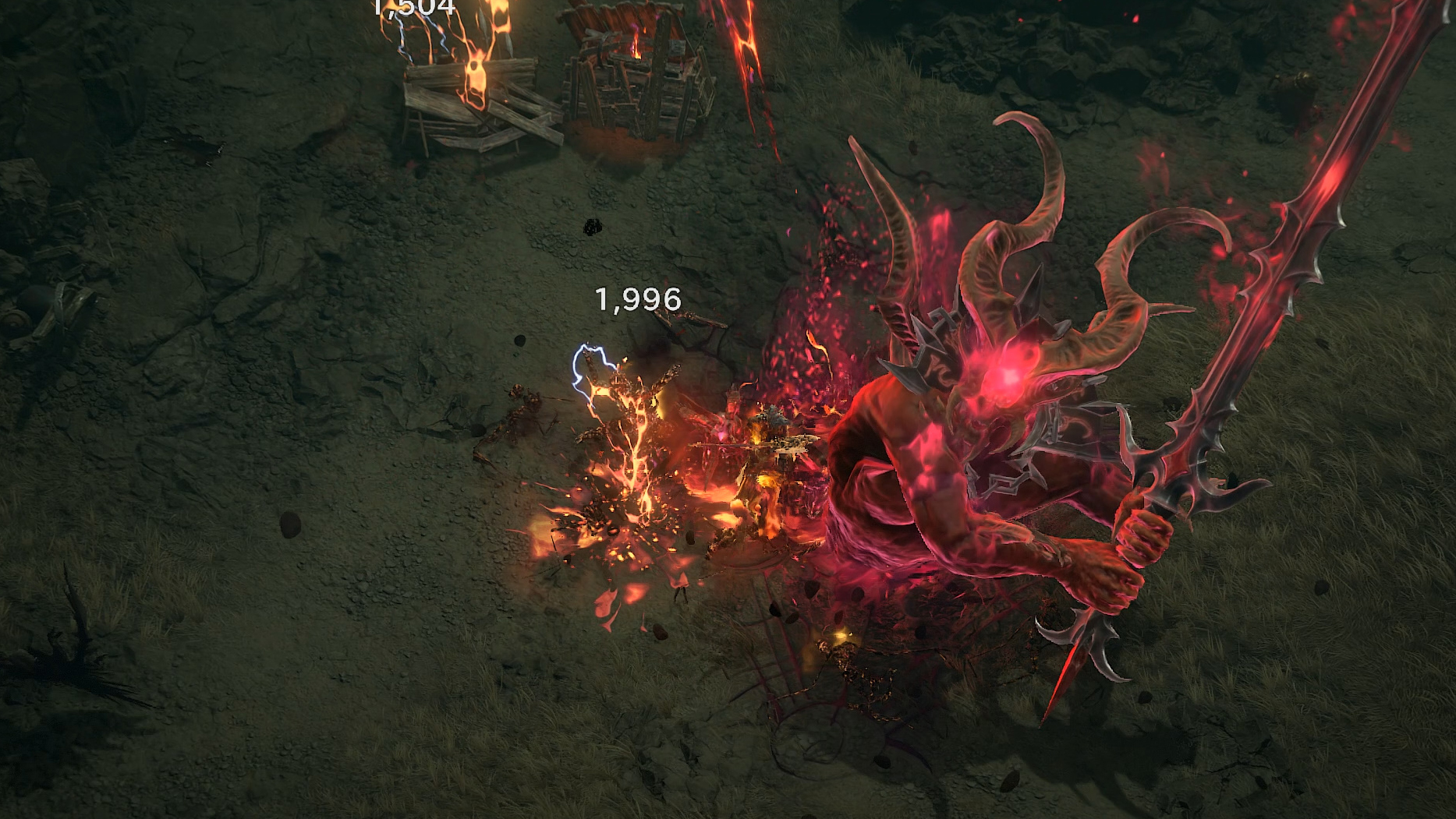 筆者が逃げ回っている最中もずっと攻撃してくれる心強い「底なし淵の悪鬼」