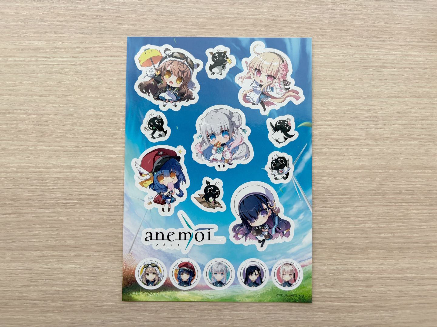 ヒロインは2種ずつに対しマスコットキャラクターのツミレは5つも！ 幅を利かせている