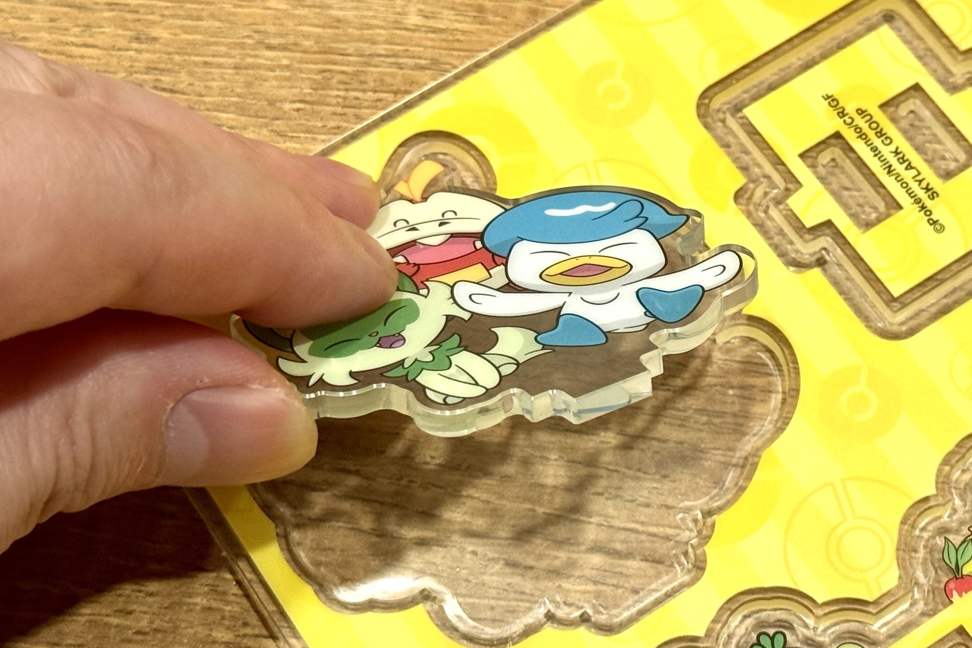 台紙から各パーツを外して組み立てていくタイプ