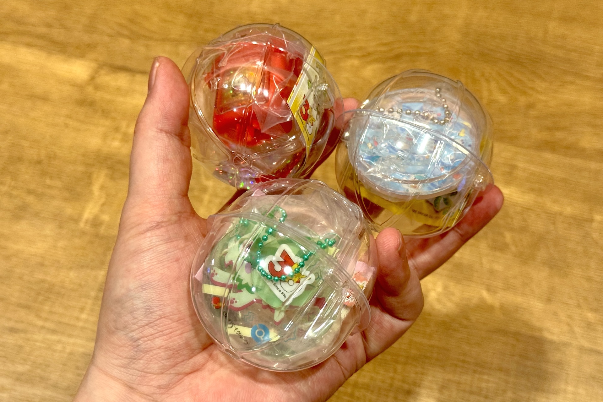 カプセルグッズは全12種の用意があるとのこと。今回はその中から一部を紹介