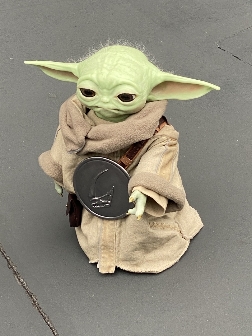 招待されたゲストが連れてきたグローグーは実際に動いて喋っていた。思わず集った報道陣もゲストも余りの出来栄えにみんなで歓喜するほどの出来栄え