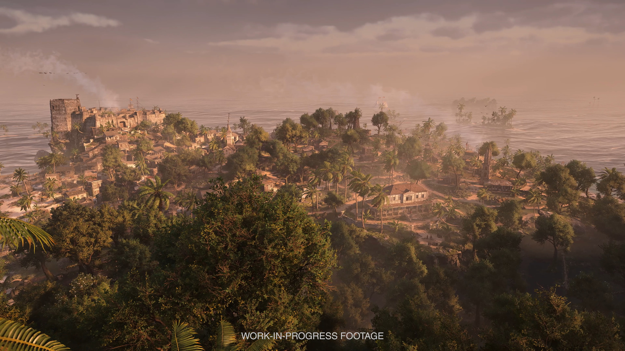 葉っぱの1枚1枚まで緻密に作られたカリブの風景は、どこを切り取っても絵になる