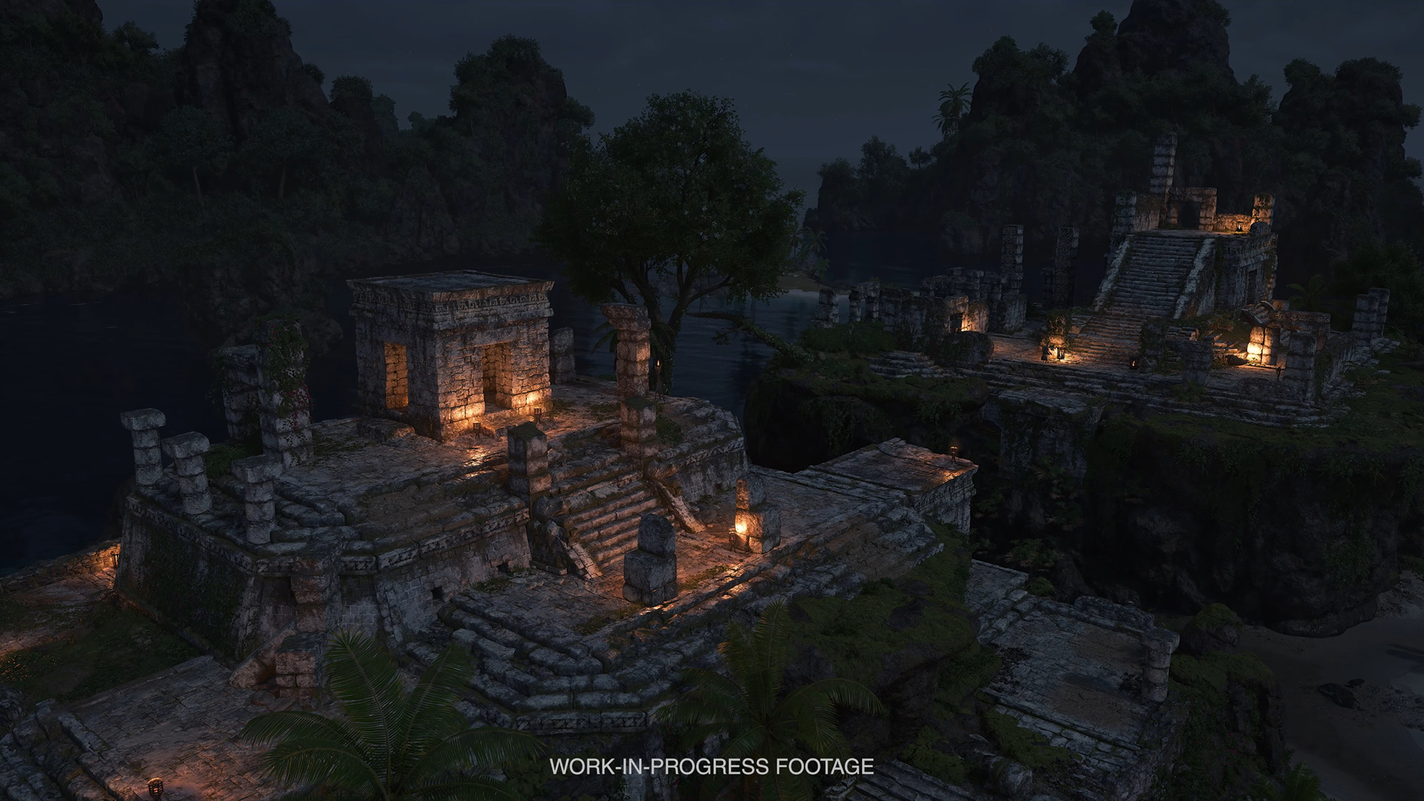 葉っぱの1枚1枚まで緻密に作られたカリブの風景は、どこを切り取っても絵になる