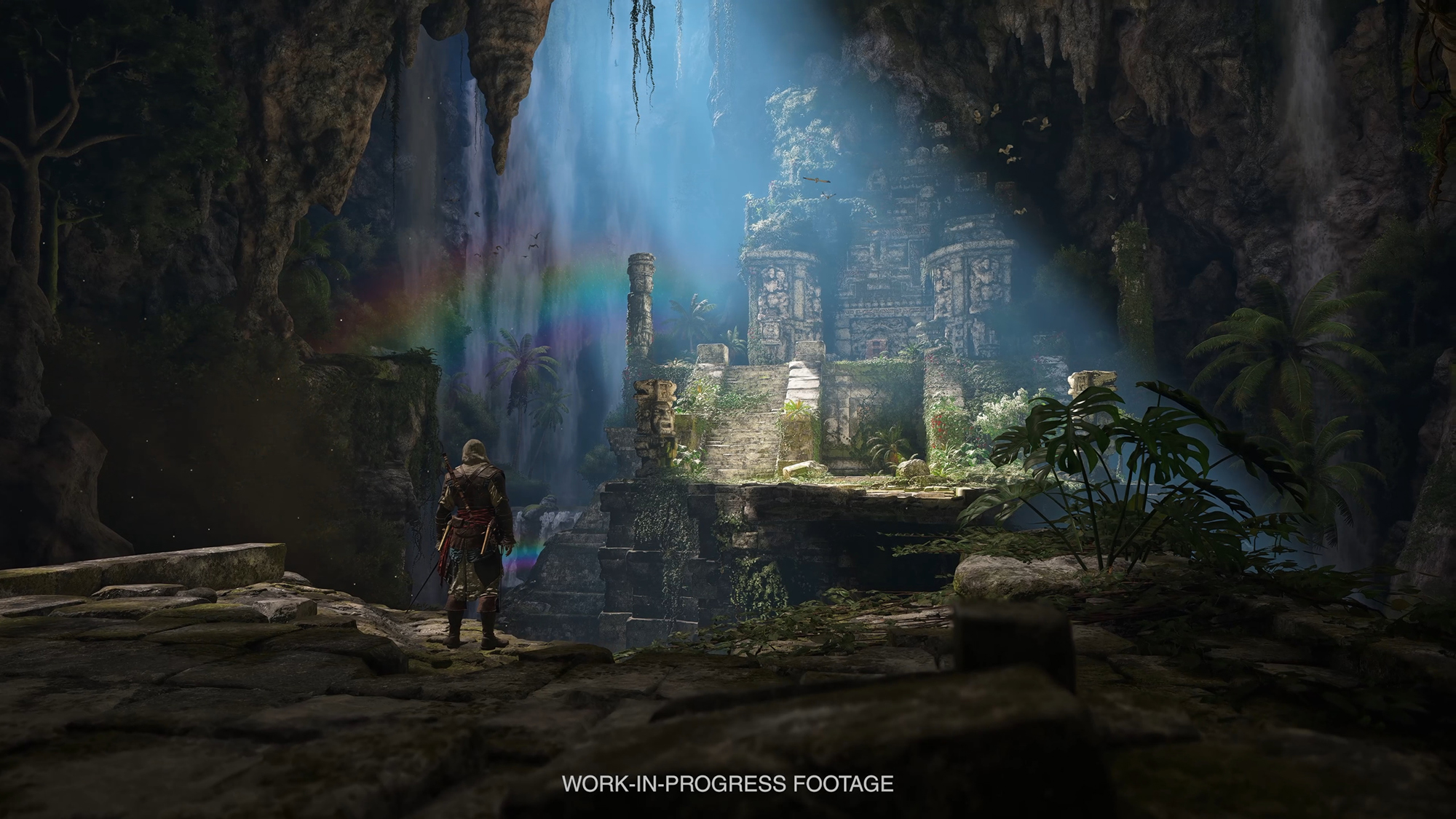 葉っぱの1枚1枚まで緻密に作られたカリブの風景は、どこを切り取っても絵になる