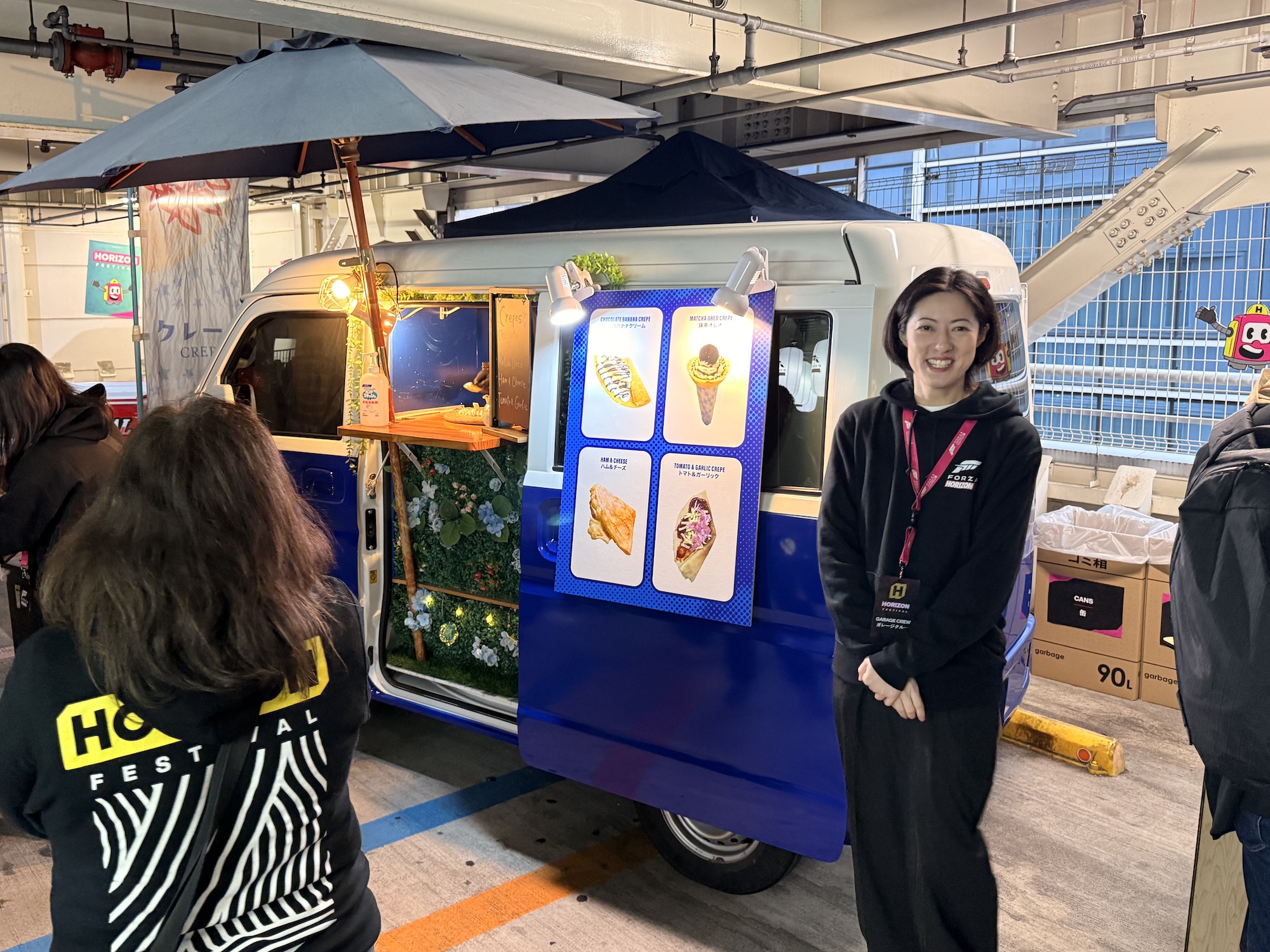 会場内にあったキッチンカー