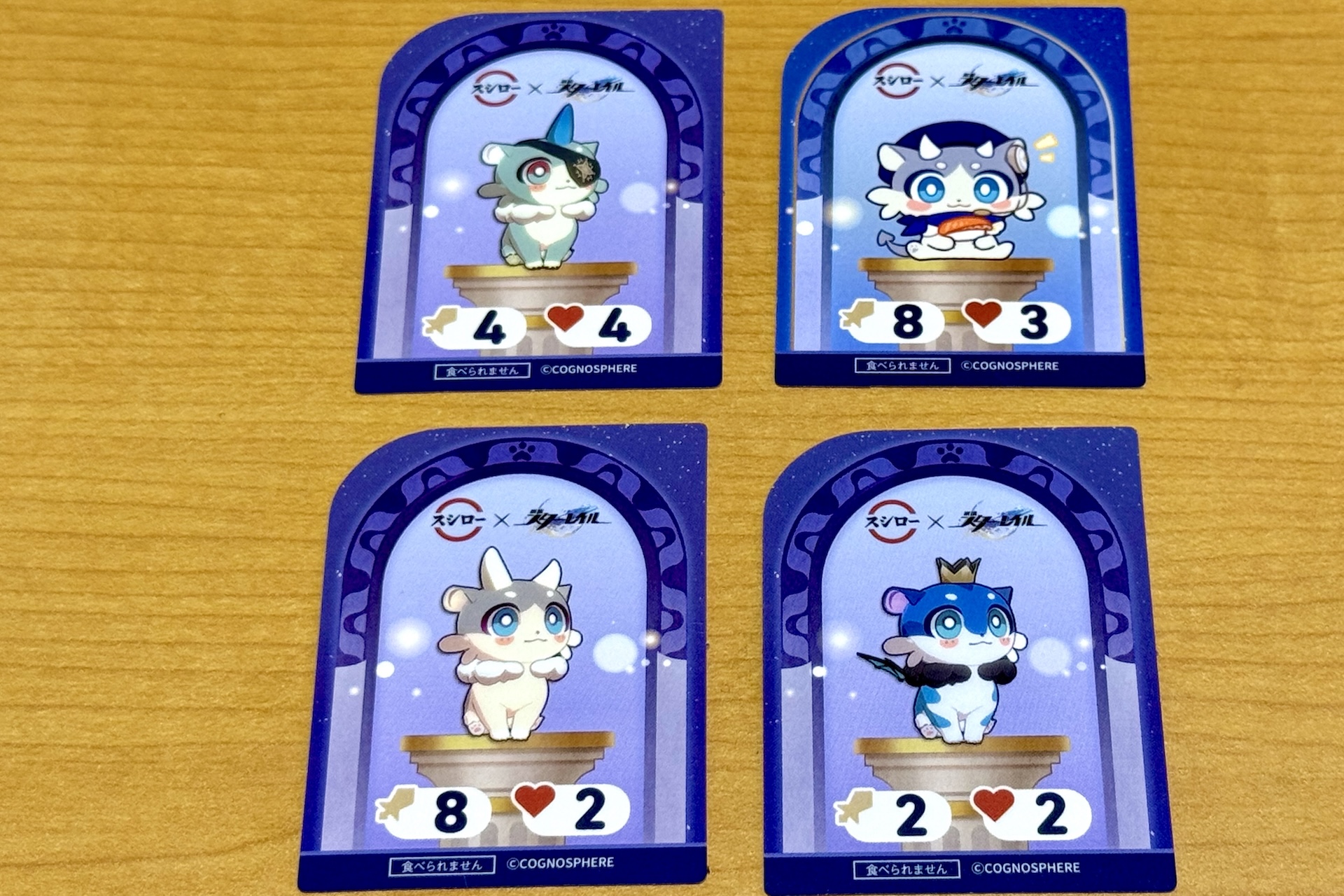 キメラは5種が用意されるようで、表面のキャラクターとの組み合わせはランダムとなる