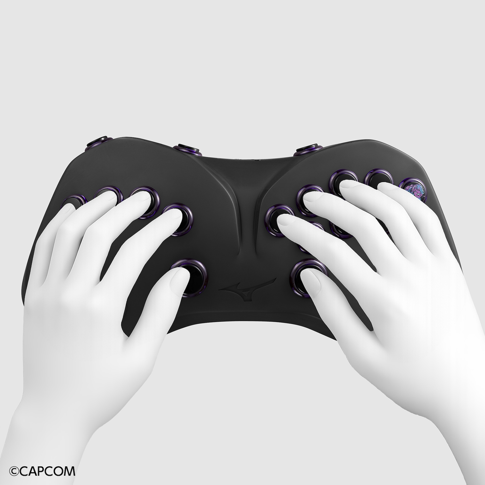 左右がセパレートされたボタン位置