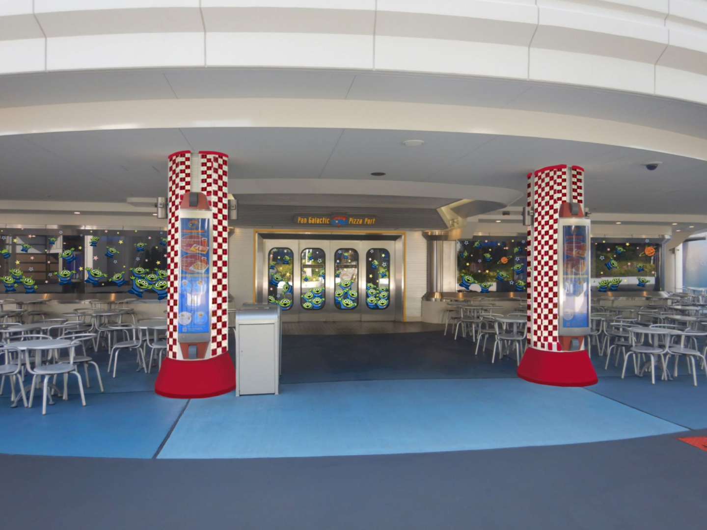 「パン・ギャラクティック・ピザ・ポート」装飾イメージ
