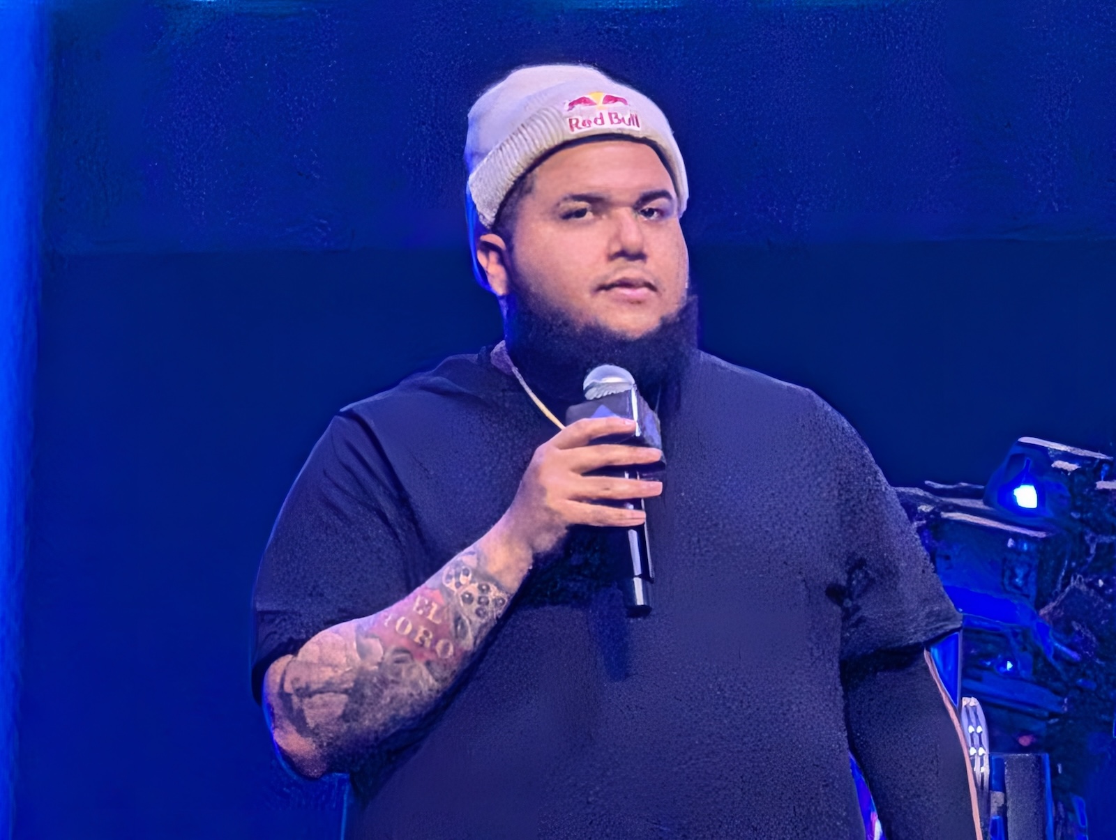 試合後のインタビューでも粛々とした態度で挑むMenaRD選手