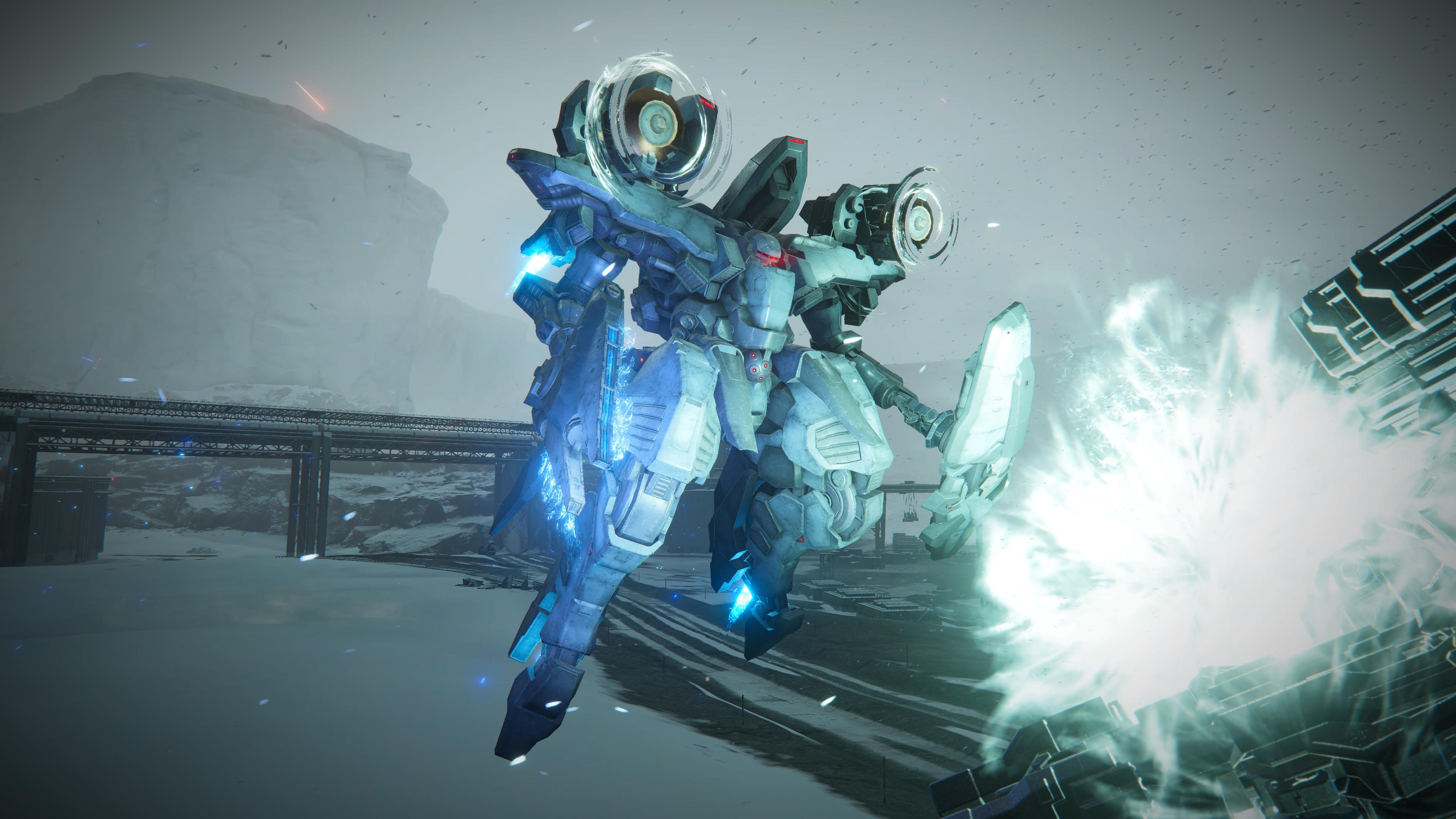 「惑星封鎖機構」のメカ。洗練されたデザインにどこか公的機関っぽい雰囲気を感じる