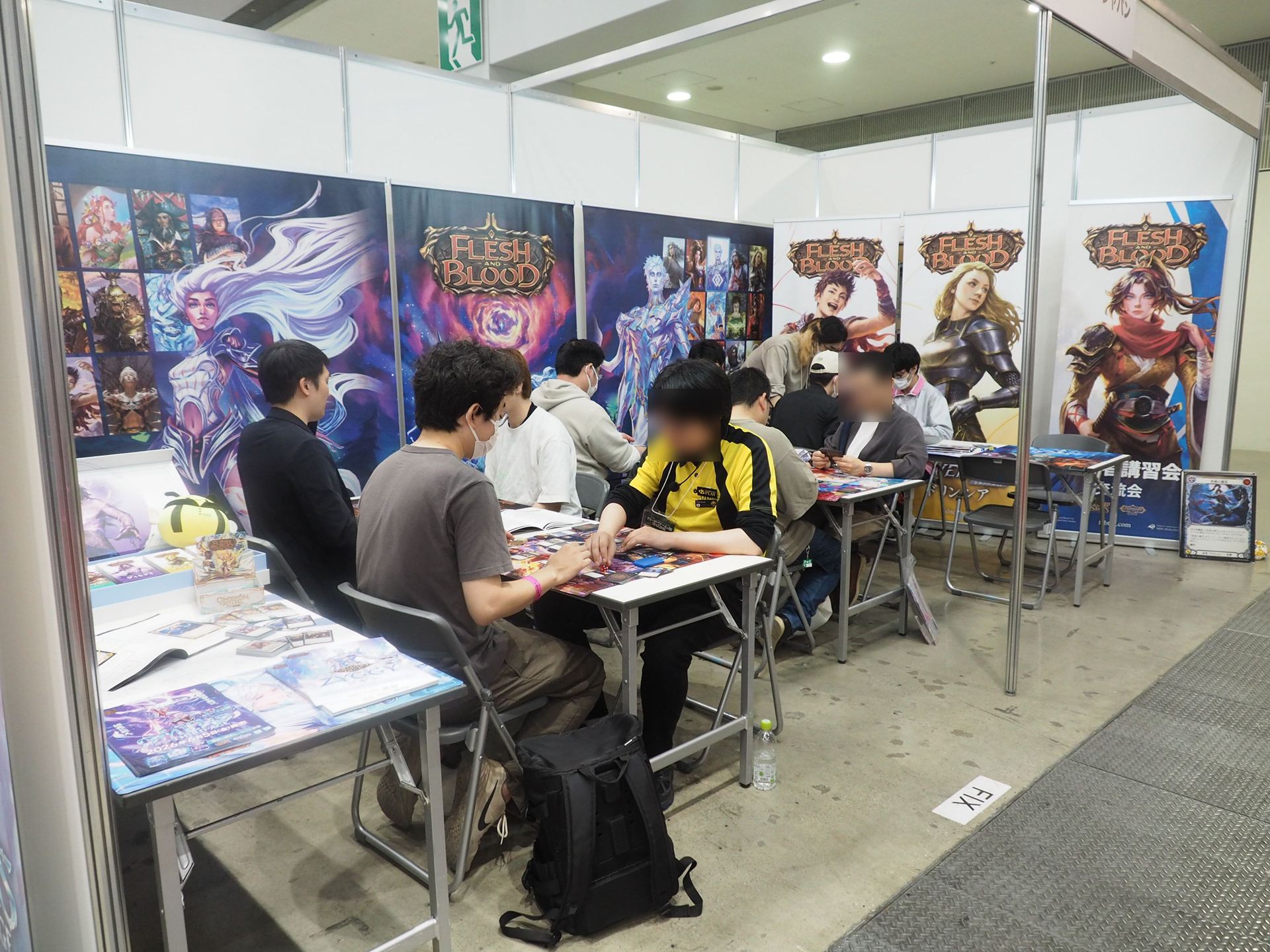 「フレッシュ＆ブラッド」の体験会も実施されていた