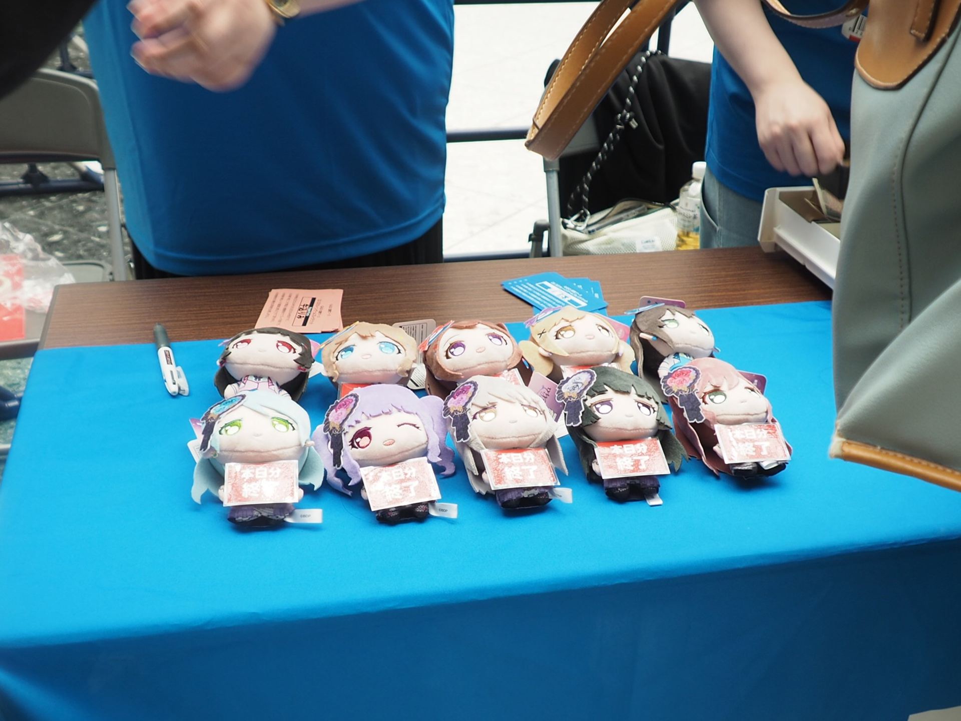 ぷちっしゅ！の新作景品。午後の早い段階で、本日分が終了してしまったキャラクターが多い