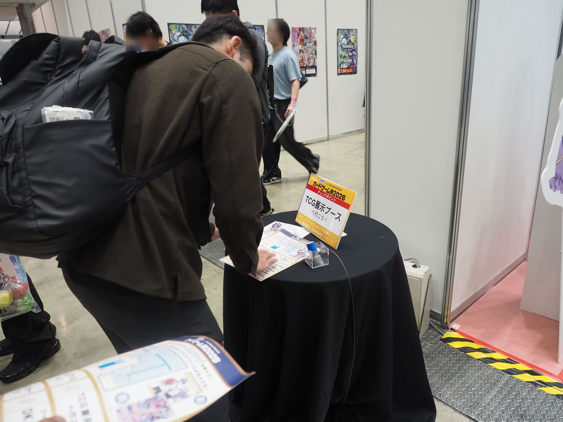 会場ではスタンプラリーも行なわれており、スタンプを4つ以上集めるとクリアファイルがもらえる