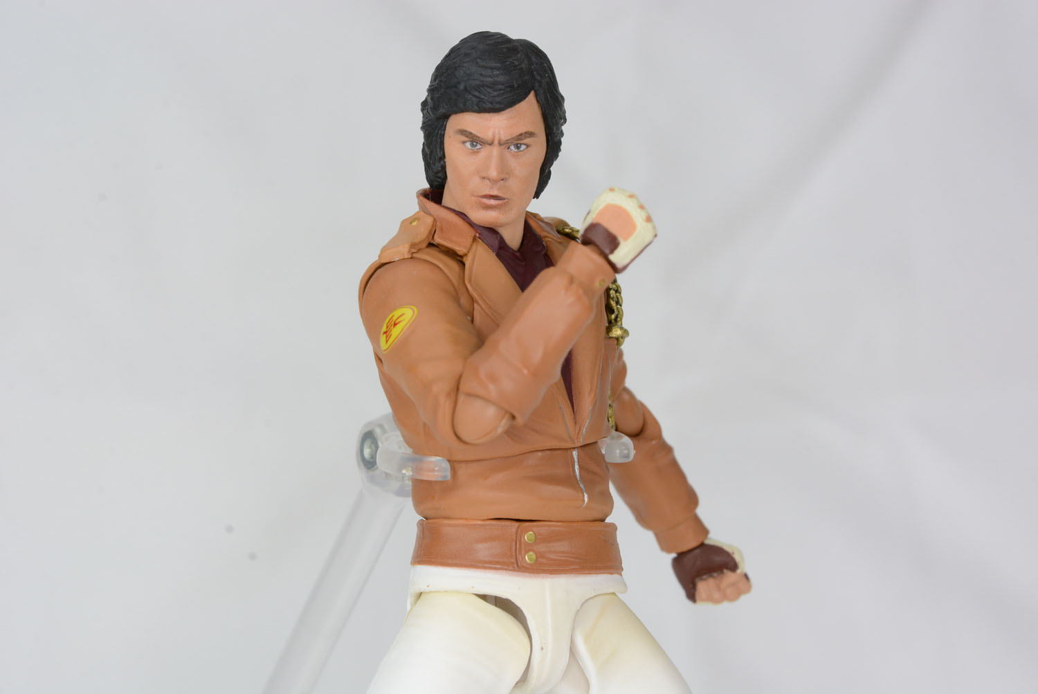 2017年発売のフィギュア「S.H.Figuarts 一条寺 烈」、大場さんが演じた「宇宙刑事ギャバン」の主人公の姿を再現