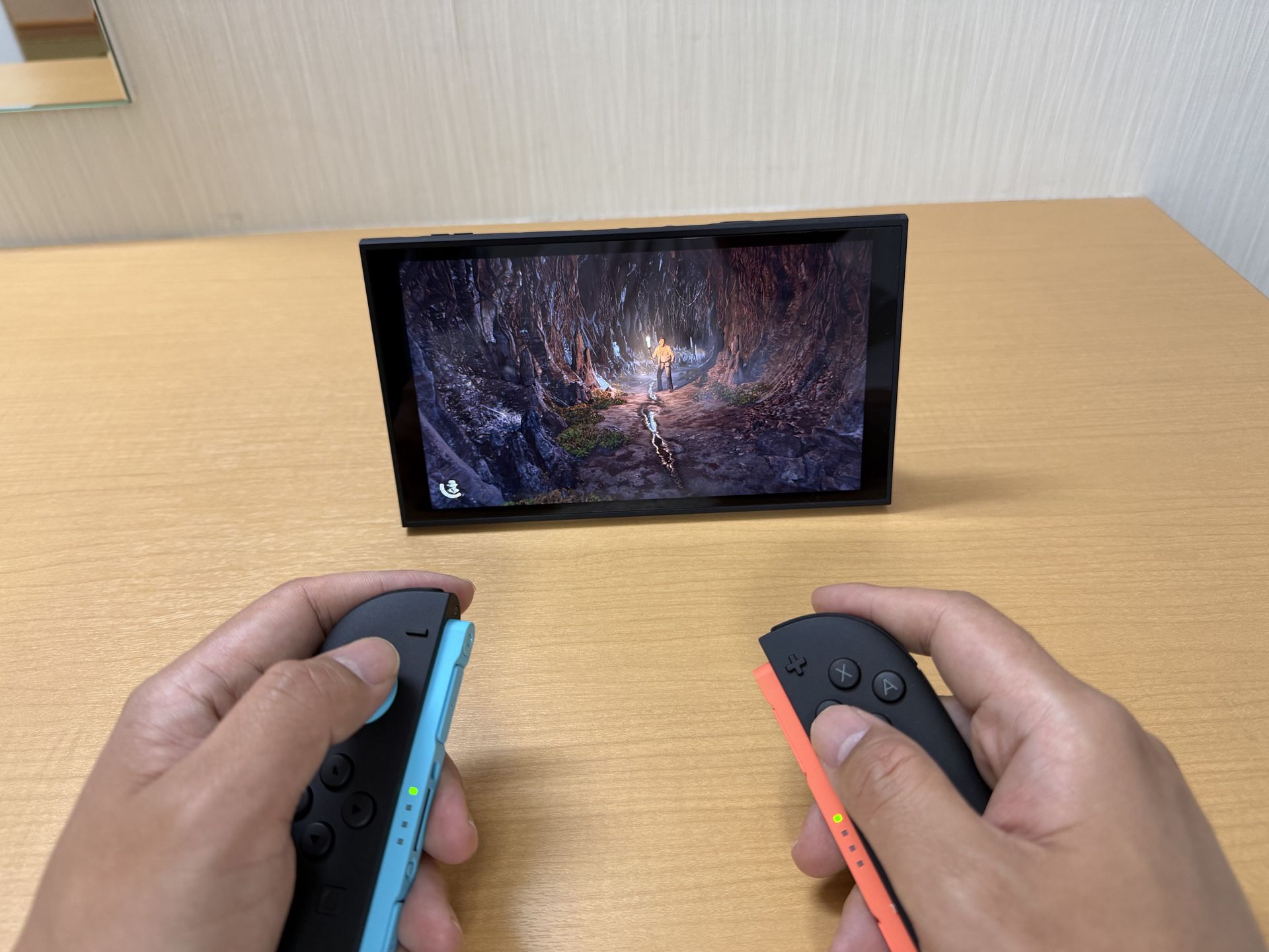 6軸センサーを用いたジャイロ操作。エイム操作だけ行うこともできる