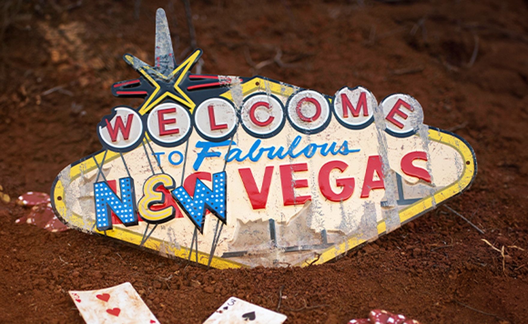 「Fallout Welcome to New Vegas メタルサイン」5,940円