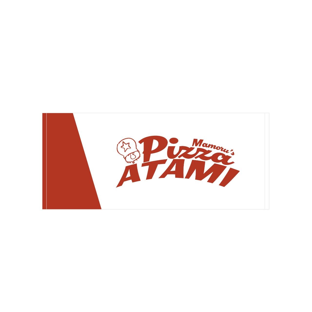 「PIZZA ATAMI フェイスタオル」2,750円