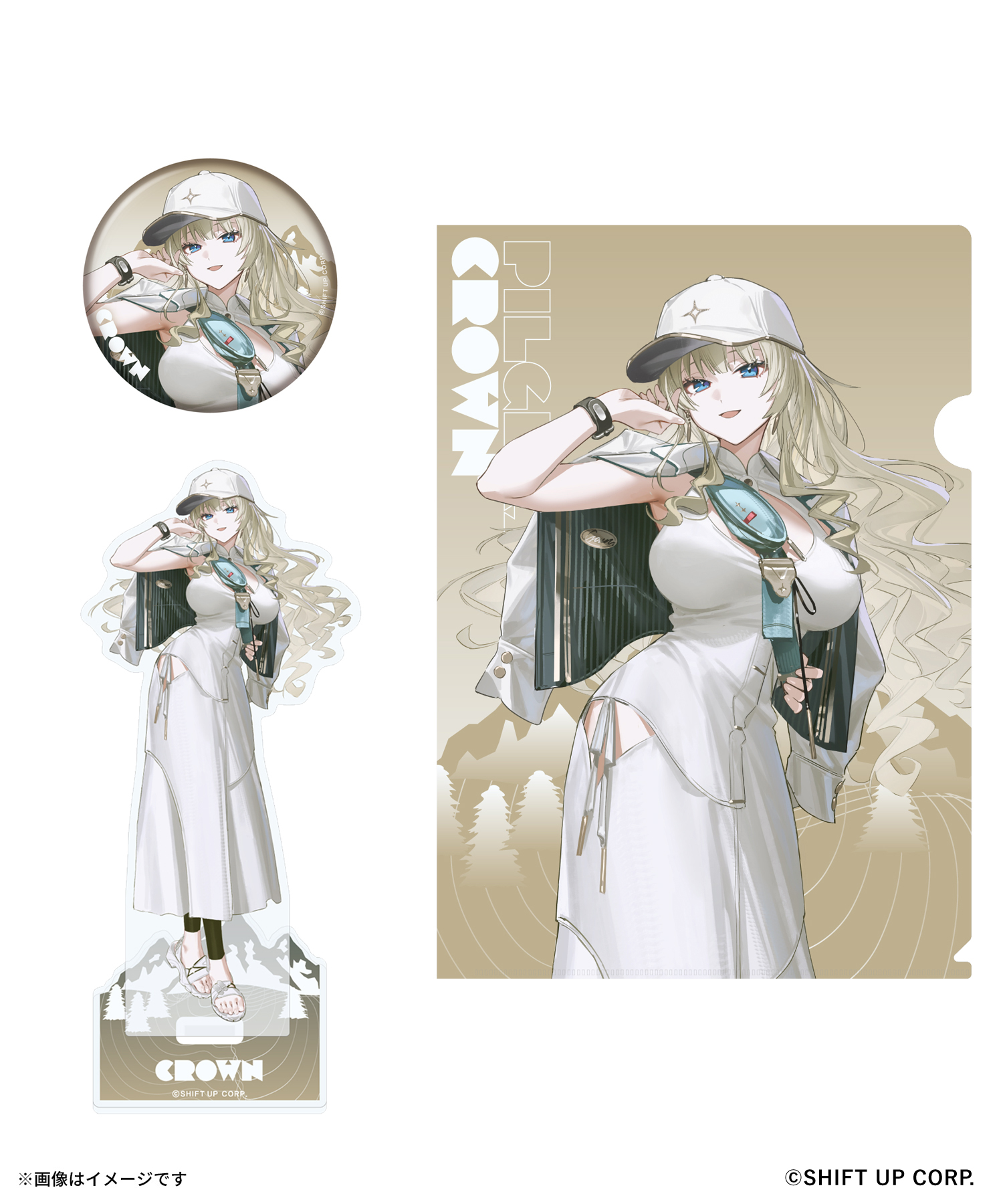 勝利の女神：NIKKE × ZOZOTOWN in Spring 2026　グッズセット（4種展開）：3,300円