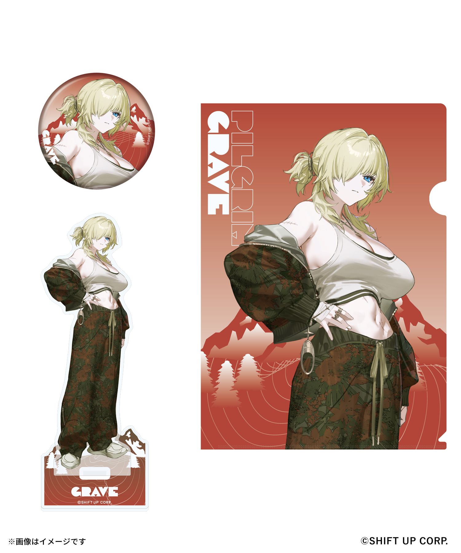 勝利の女神：NIKKE × ZOZOTOWN in Spring 2026　グッズセット（4種展開）：3,300円