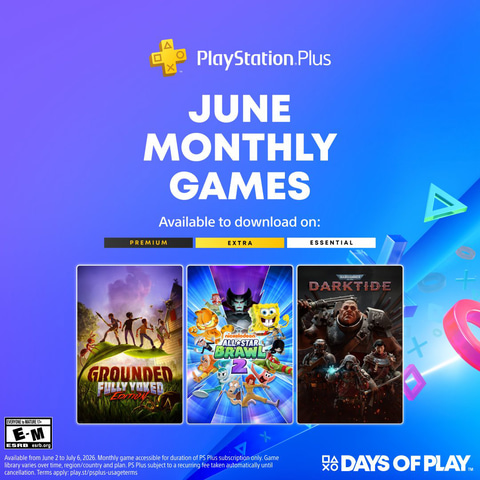 PS Plus、海外向け6月のフリープレイを公開。「Grounded Fully Yoked