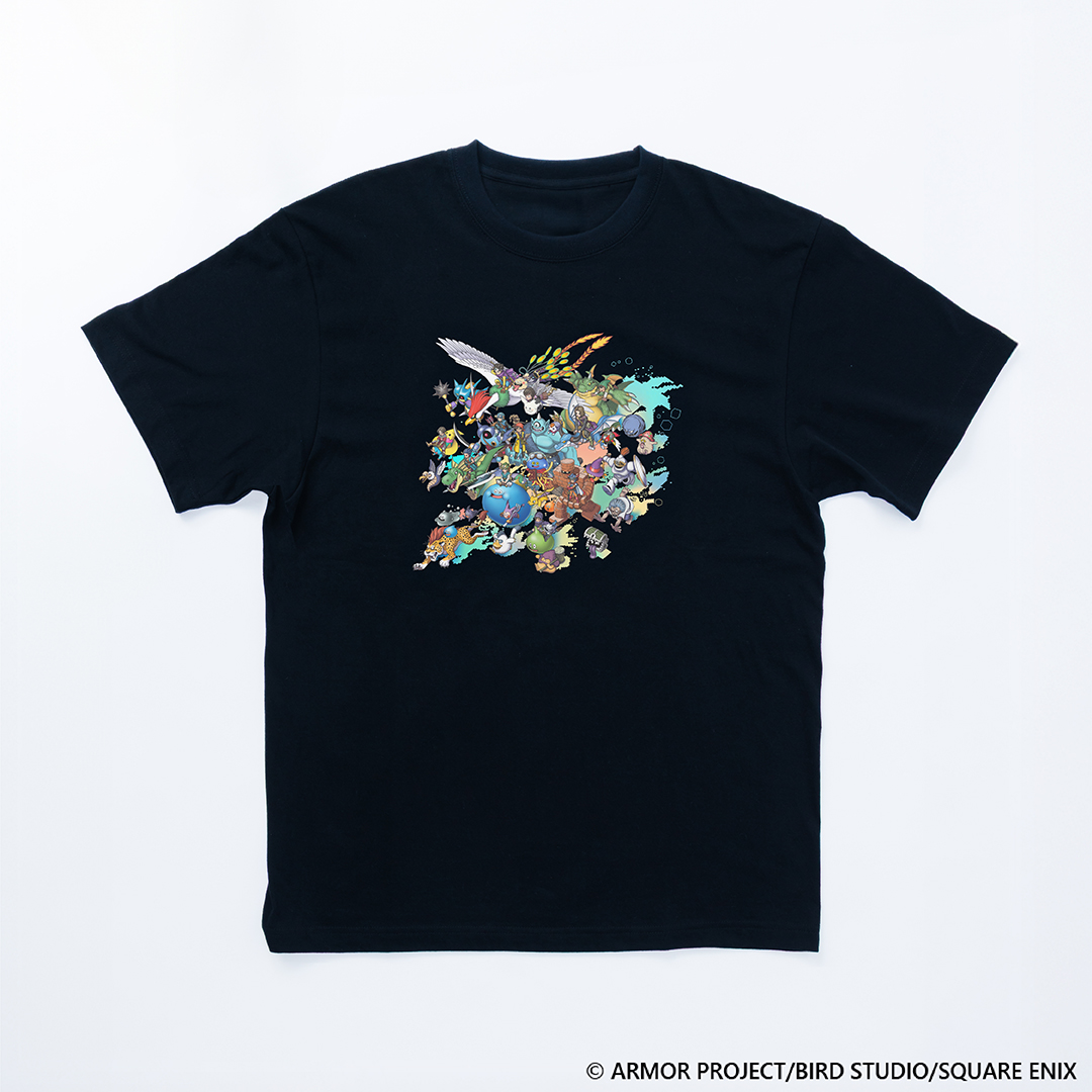 『ドラゴンクエスト the DIVE』キービジュアルTシャツ(全2種)白/黒 各¥3,900(税込)