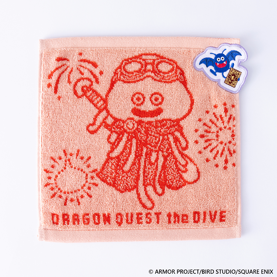 『ドラゴンクエスト the DIVE』ぼうけんハンドタオル(全2種)ホミータ&ドラキー/キングスライム&スライム 各¥1,485(税込)