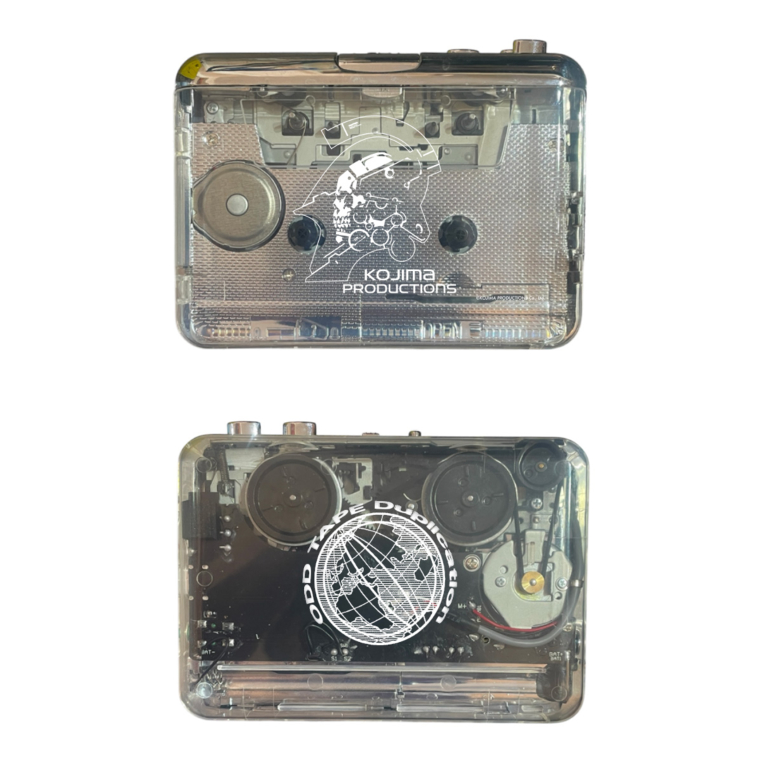 KOJIMA PRODUCTIONS × ODD TAPE COLLABORATION CASSETTE PLAYER DEATH STRANDING 2 × ODD TAPE COLLABORATION CASSETTE PLAYER  価格：各13,970円（DEATH STRANDING 2 verは6月中旬以降発売予定）