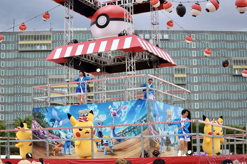 「ピカチュウ音頭」が開幕！ 最初に振り付けのレクチャーがあるので、知らない人でも楽しめる