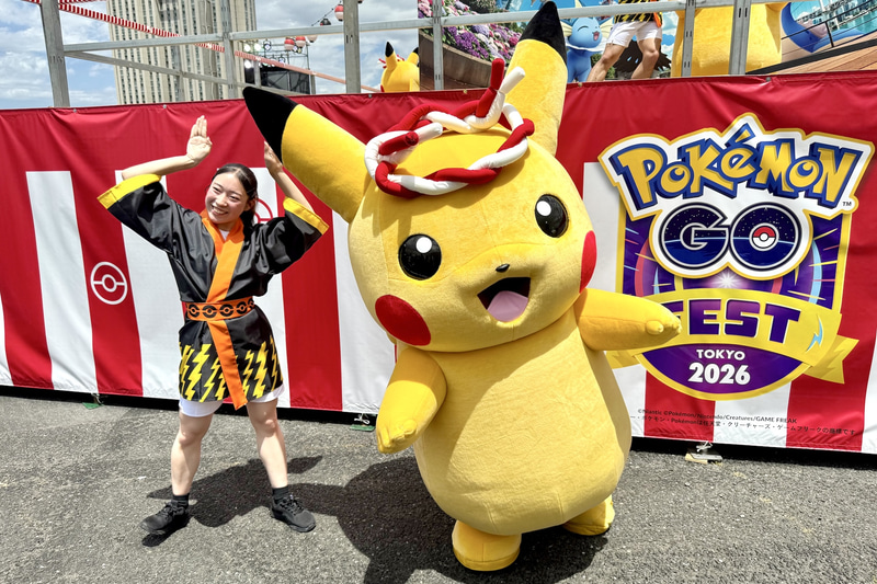 ピカチュウがこんなに目の前に！ 撮影タイムまで用意されている