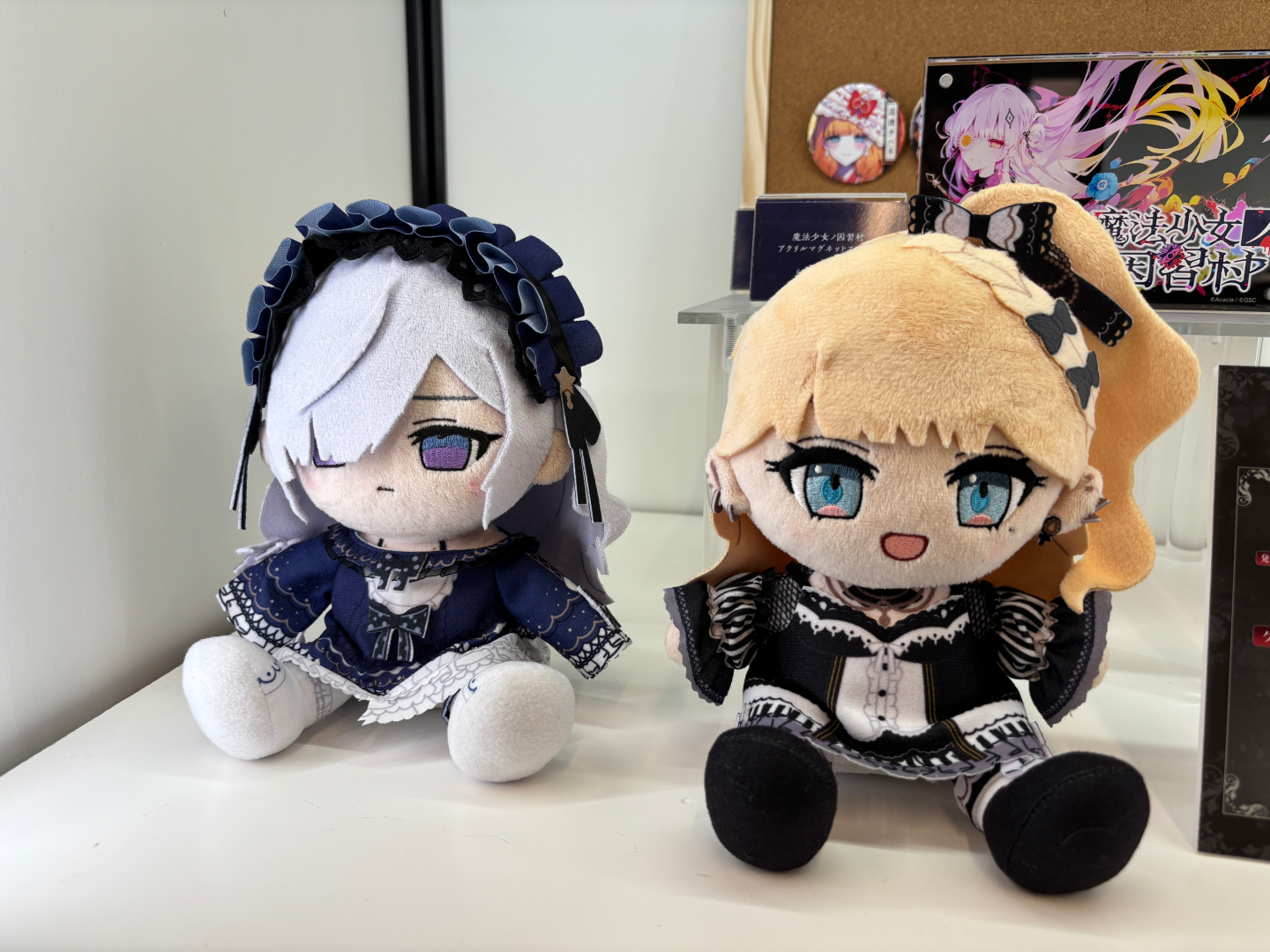 「ぬいぐるみ 夏目アンアン/佐伯ミリア」。こちらは会場では展示のみで、公式ショップにて予約受付を実施している