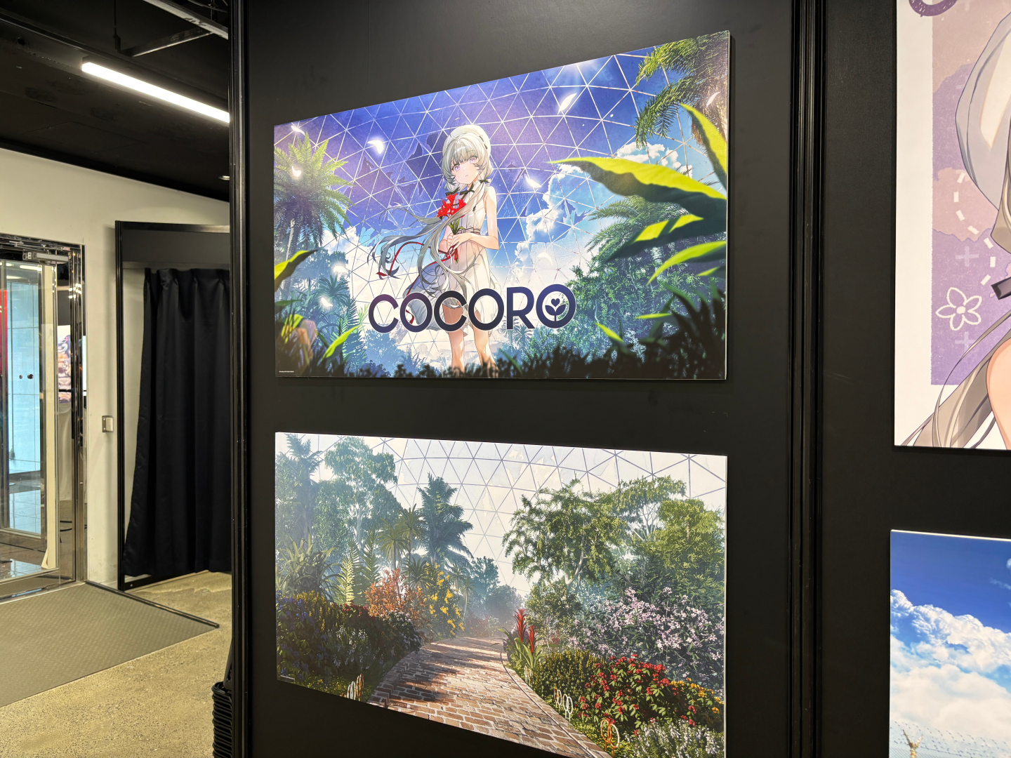 「COCORO」のメインビジュアルや背景、アトリとココロのボードも要チェック