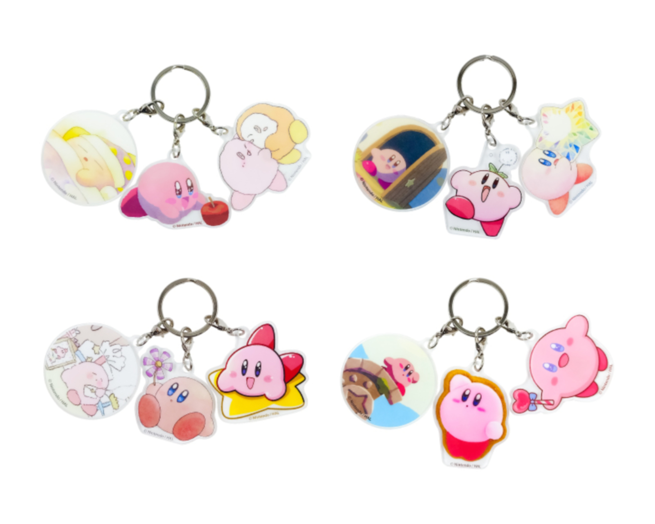 3連アクリルキーホルダー［全4種］ 価格：各1,320円
