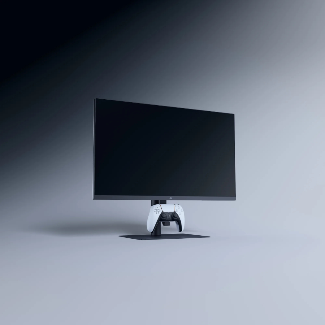「27″ゲーミングモニター DualSense充電フック付き」