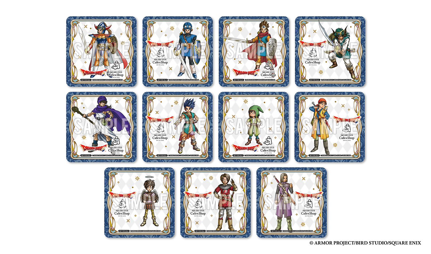 「ドラゴンクエスト」シリーズ　ランダムコースター（全11種）