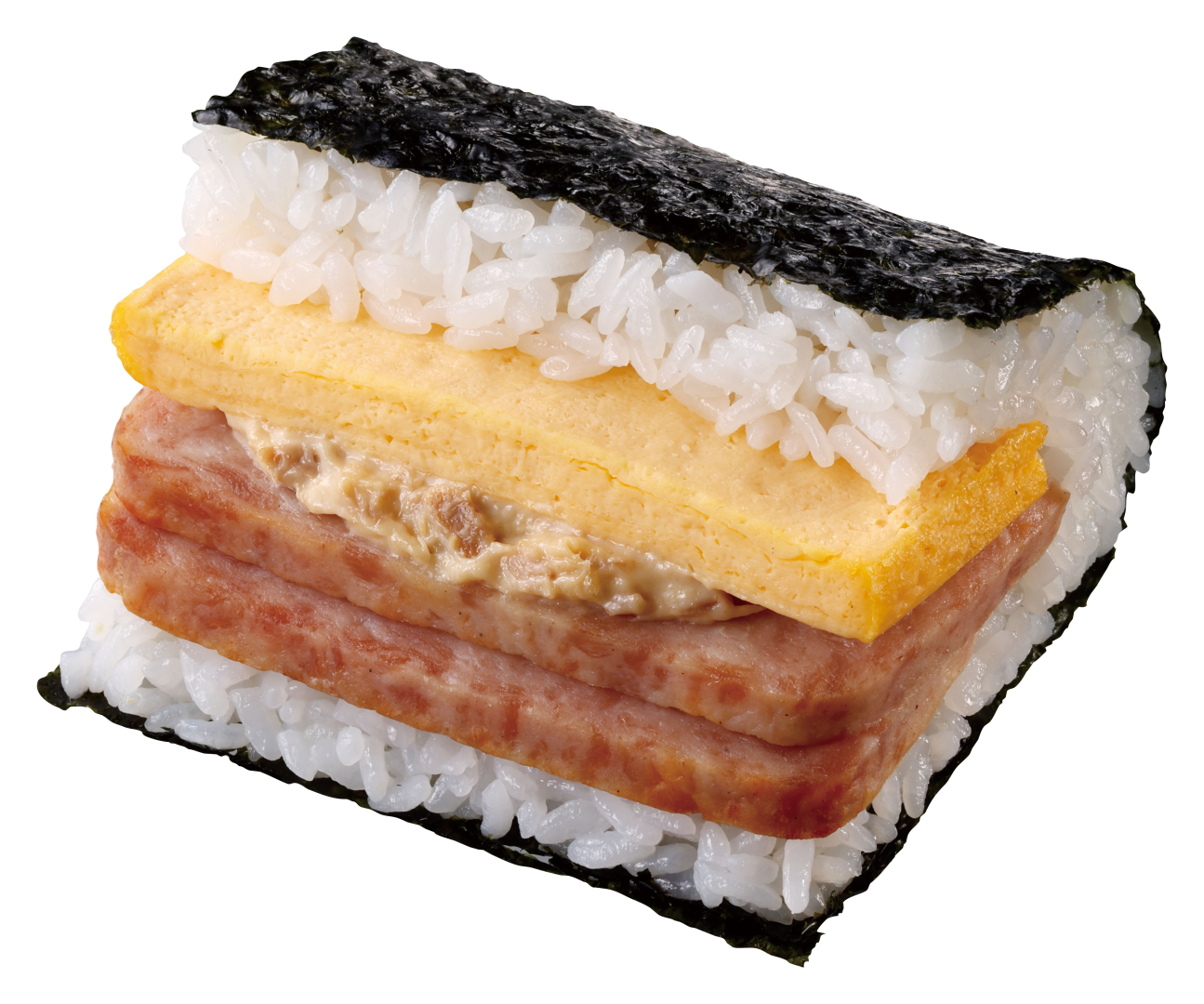 「盛りすぎ！具！おにぎり ポーク玉子 (シーチキンマヨネーズ)」 価格：343円