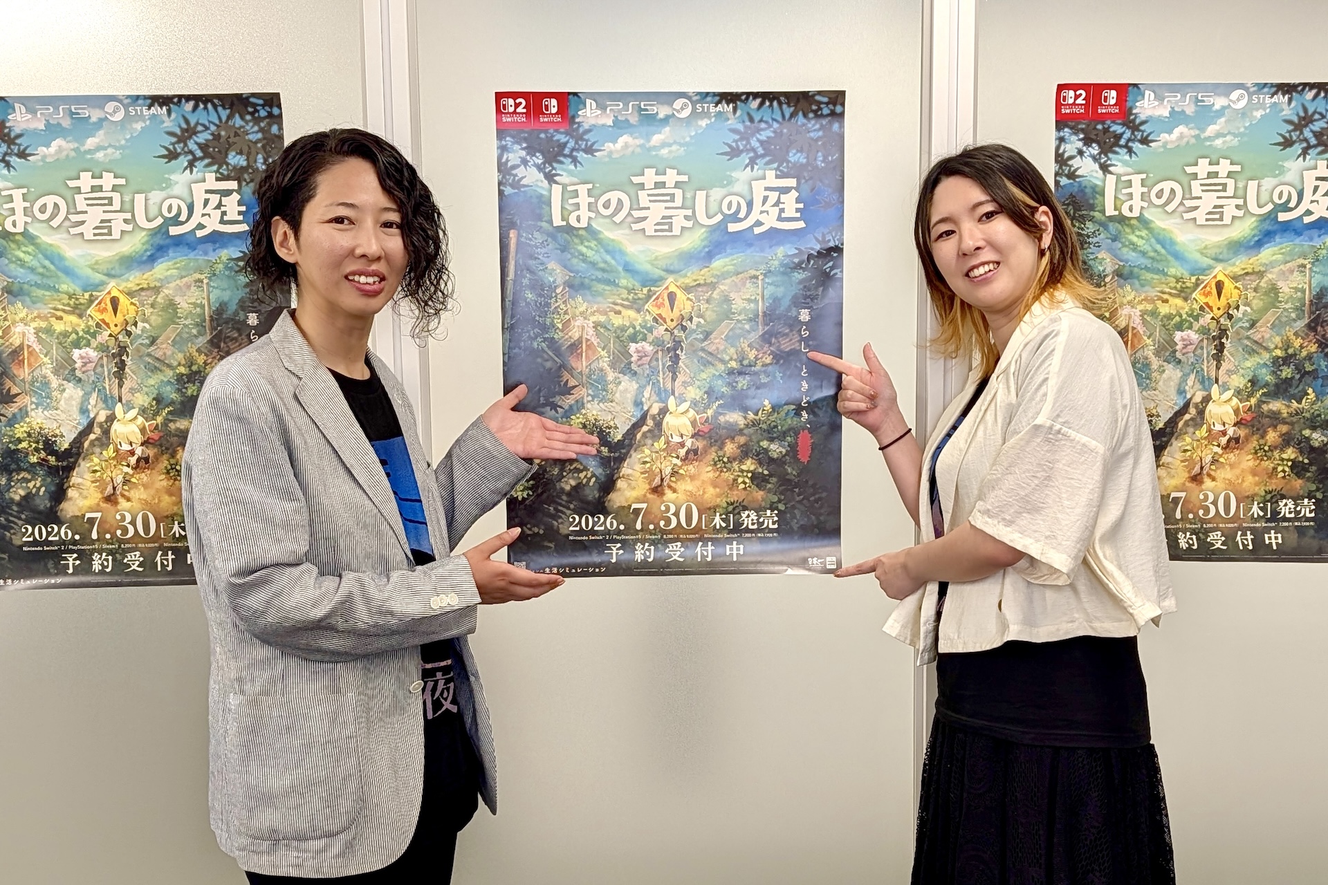 本作の企画・ゲームデザインを担当した溝上侑氏(左)と本作の開発責任者である勝又美桜氏(右)
