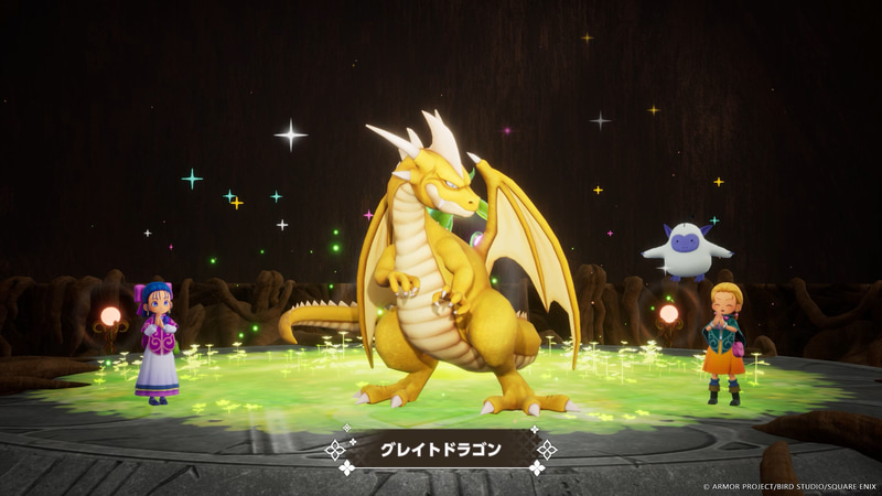 モンスター同士を配合することで新たなモンスターを生み出せる。配合を繰り返して自分だけのパーティを作れる