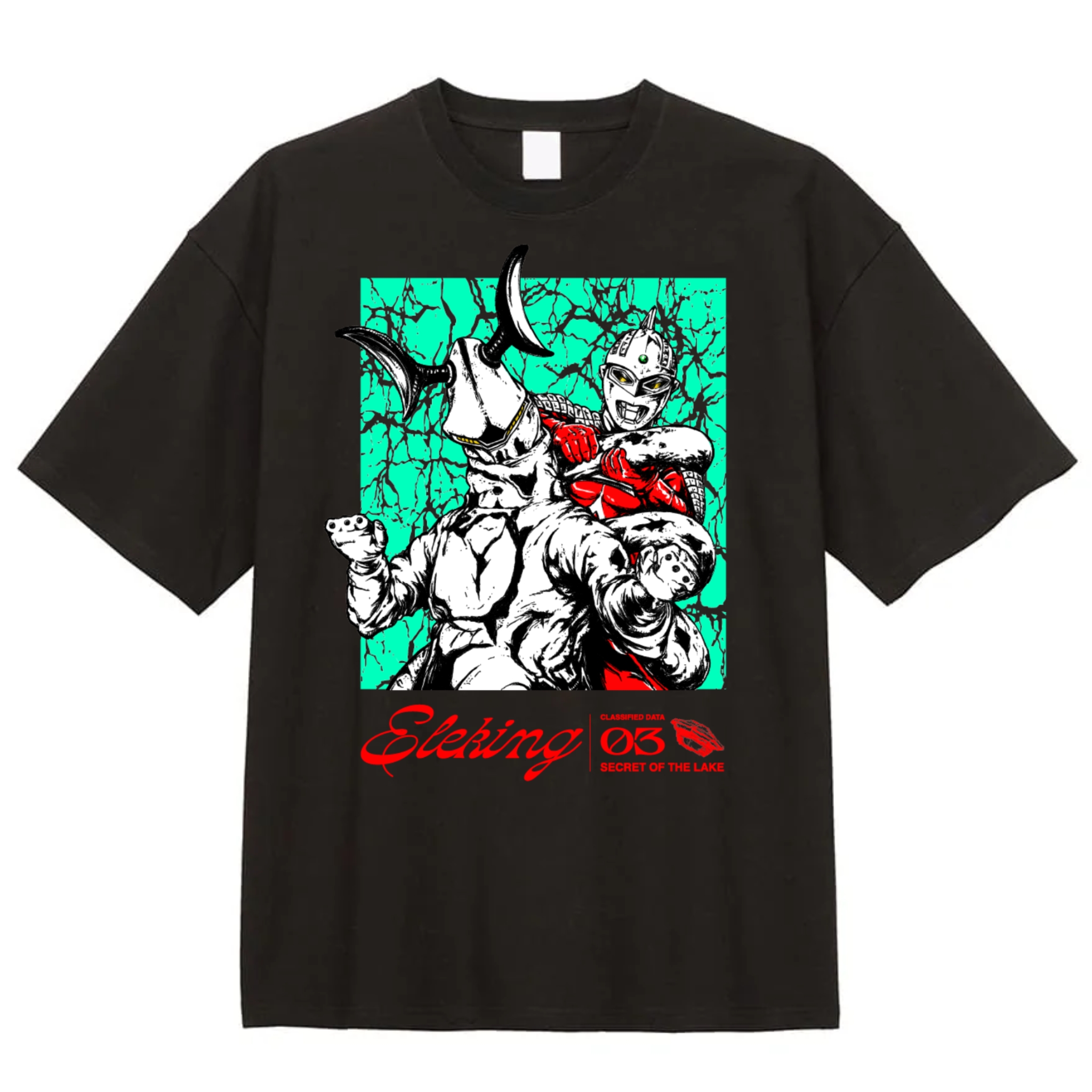 M/TAG T-shirts "Eleking" feat.佐藤良真 価格:11,000円/Color:White・Black/Size:M・XL