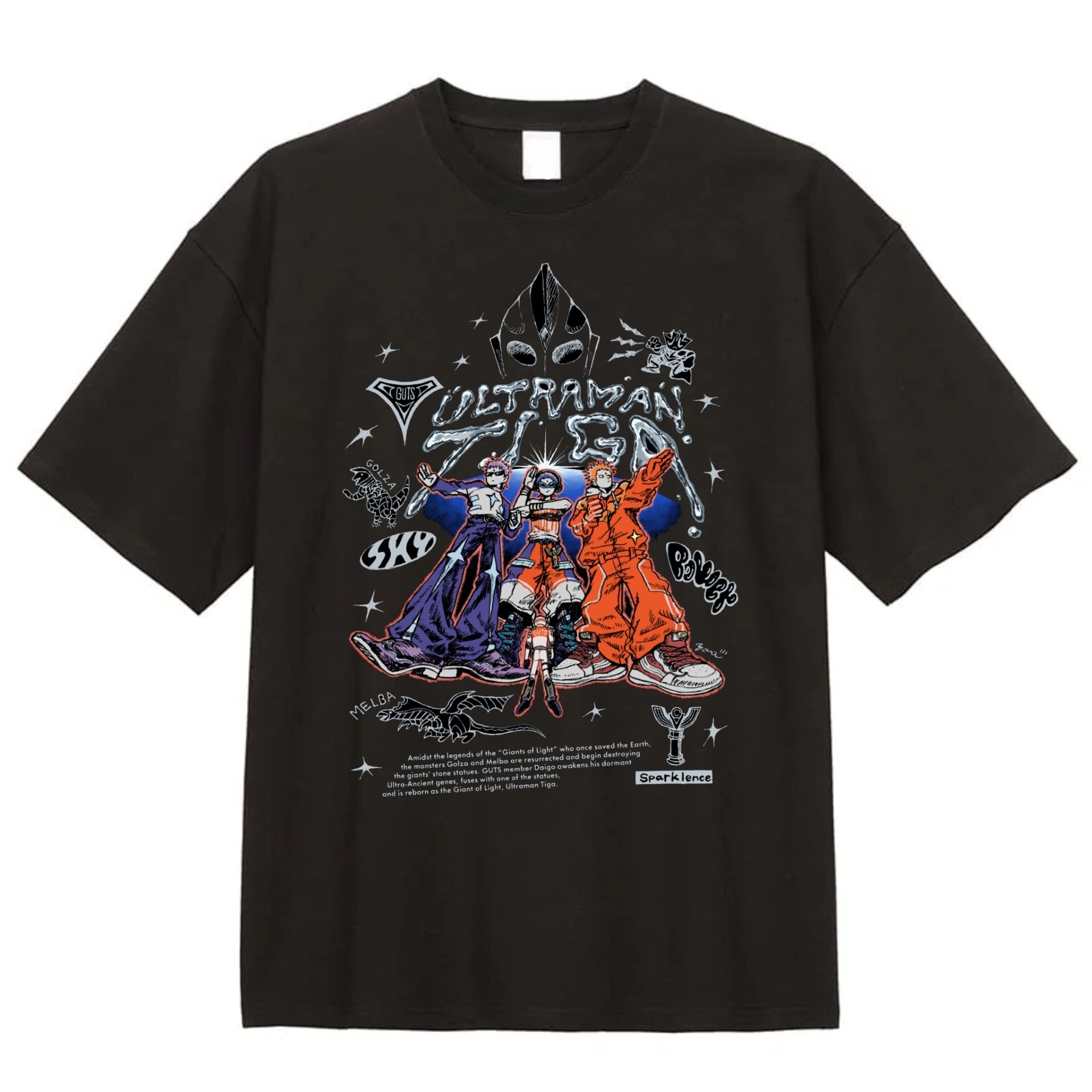 M/TAG T-shirts "ULTRAMAN TIGA" 価格:11,000円/Color:Black/Size:M・XL