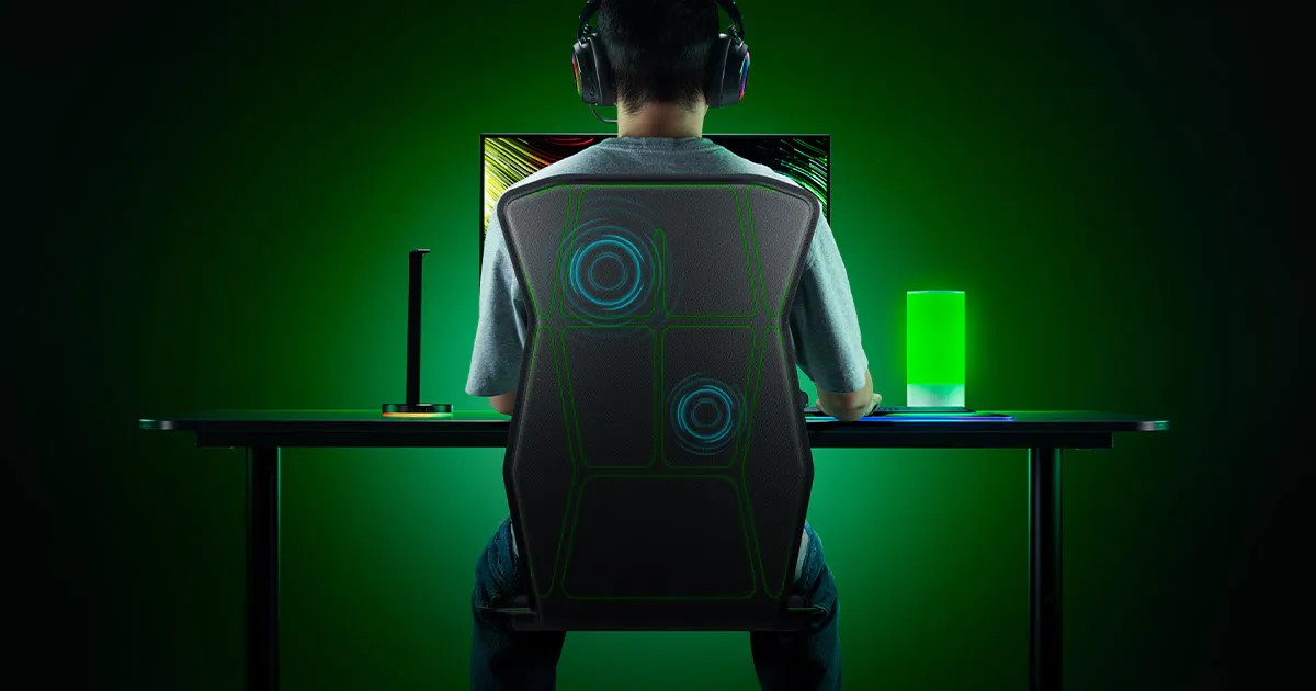 振動するヘッドセットやクッションなど、Razerは“没入できる振動”にも本格的に取り組んでいる