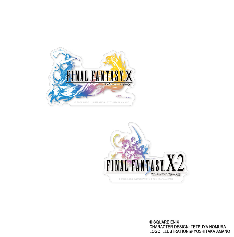 ファイナルファンタジーXシリーズ ロゴクリアシール 1,320円